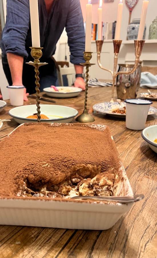 Tiramisu for the family table